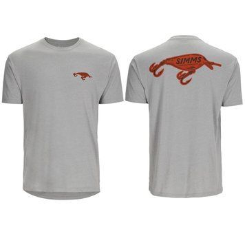 Футболка Simms Square Bill T-Shirt Cinder Heather XL (14096-1181-50) 2272662 фото