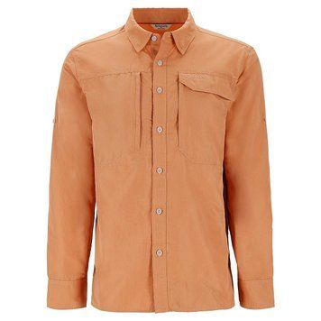 Рубашка Simms Guide Shirt Orange Maple L (14440-1255-40) 2319366 фото