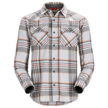 Рубашка Simms Santee Flannel Sterling/Clay/Carbon Neo Plaid XL 2261795 фото