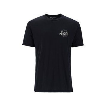 Футболка Simms Circle Lockup T-Shirt Black XL (14273-001-50) 2311504 фото