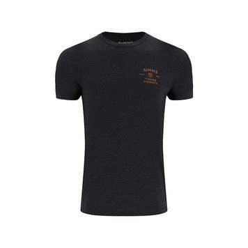 Футболка Simms Stacked Bass T-Shirt Charcoal Heather XL (14206-086-50) 2311496 фото