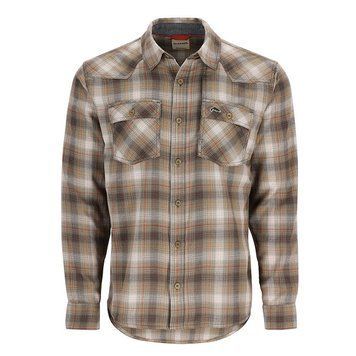 Рубашка Simms Santee Flannel Shirt Bayleaf/Sunglow Pane Ombre XXL (13559-1147-60) 2334667 фото