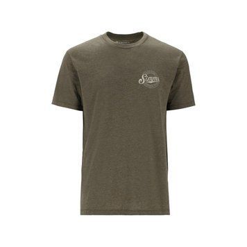 Футболка Simms Circle Lockup T-Shirt Military Heather XXL (14273-914-60) 2311510 фото