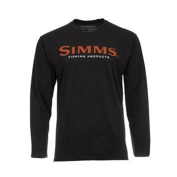 Реглан Simms Logo Shirt LS Black Orange Logo M (13626-001-30) 2278658 фото