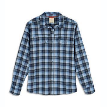 Рубашка Simms Gallatin Flannel Shirt Kennebec Pld Steel Blue S (11896-1354-20) 2336344 фото