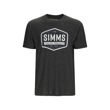 Футболка Simms Fly Patch T-Shirt Charcoal Heather M (14095-086-30) 2272644 фото