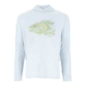 Худи Simms Tech Hoody - Artist Series Bimini Trout Head L (13521-1311-40) 2311315 фото