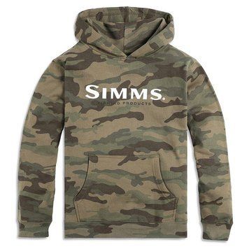 Худі детское Simms Kid`s Logo Hoody Woodland Camo S (13622-569-20) 2375949 фото