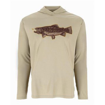 Худі Simms Tech Hoody - Artist Series Stone Trout Fly L (13521-1312-40) 2311319 фото