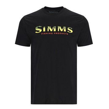 Футболка Simms Logo T-Shirt Black Neon S (12803-1035-20) 2293543 фото