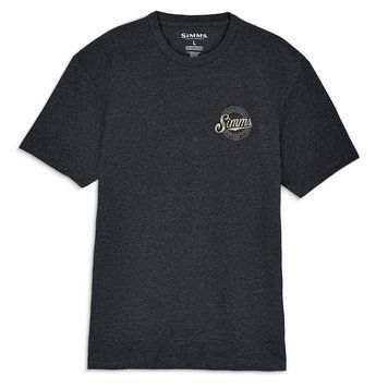 Футболка Simms Circle Lockup T-Shirt Charcoal Heather S (14273-086-20) 2366494 фото